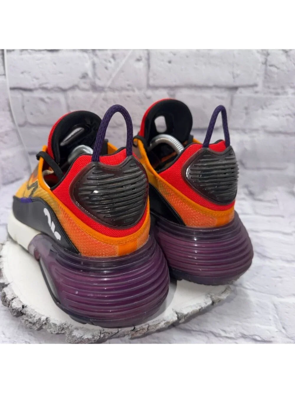 Nike Air Max 2090 Magma Orange Purple Men's Running Shoes BV9977-800 Size 11.5